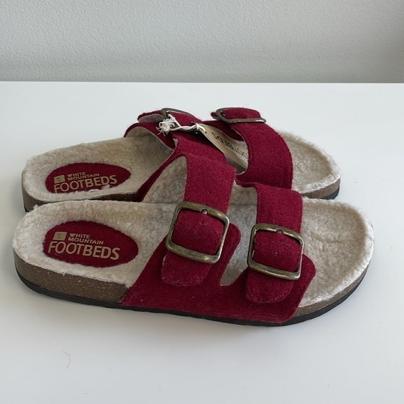 COPY - White Mountain Footbeds Helga Winter Red Size 6 - Picture 5 of 6